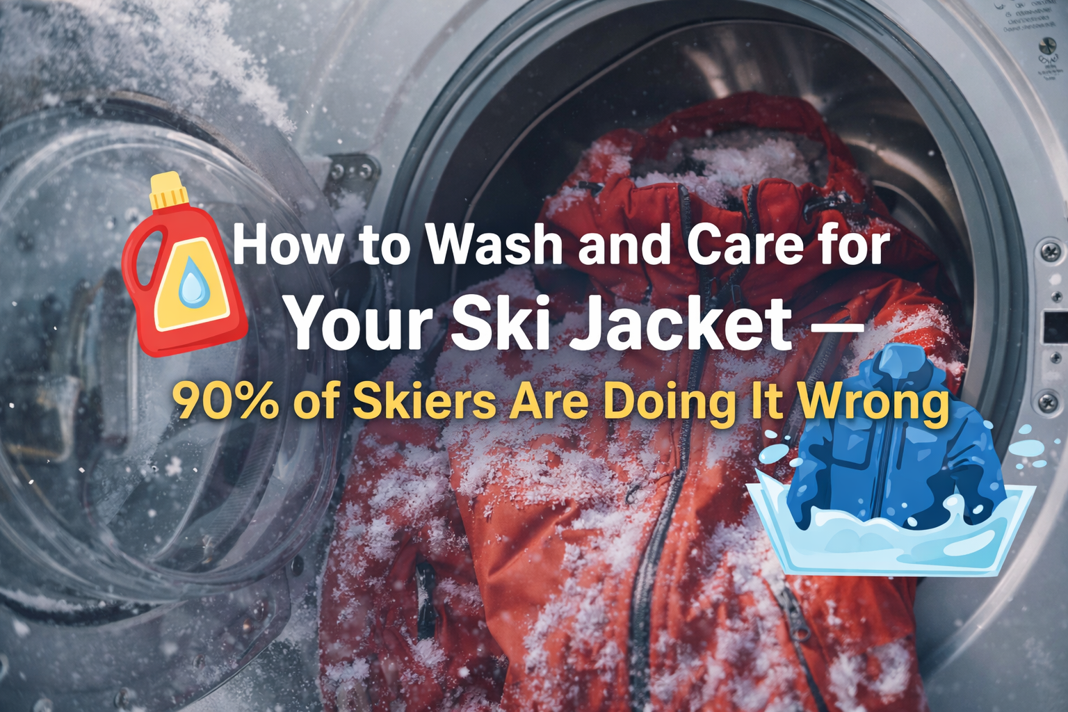 How to Wash and Care for Your Ski Jacket — 90% of Skiers Are Doing It Wrong