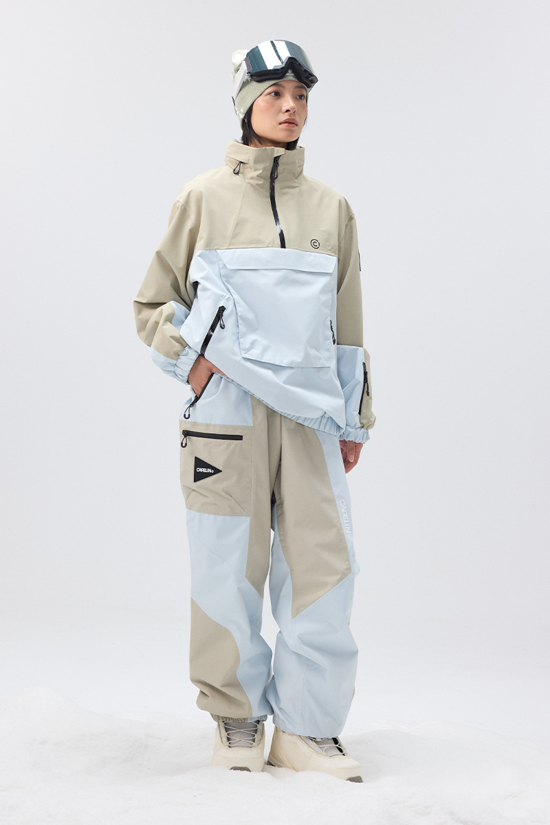 FlexHood Unisex Anorak Snowboard Jacket and Pulse Unisex Snowboard Pant | CAPELIN