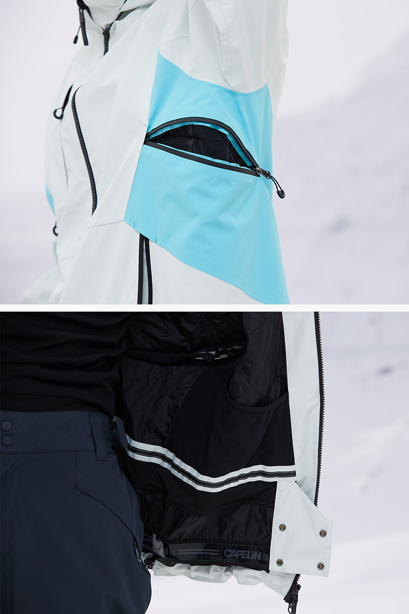 Iceland Unisex 3L Insulated Snowboard Jacket | CAPELIN CREW