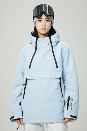 Women's Luna Pullover Snowboarding Jacket - CAPELIN CREW 