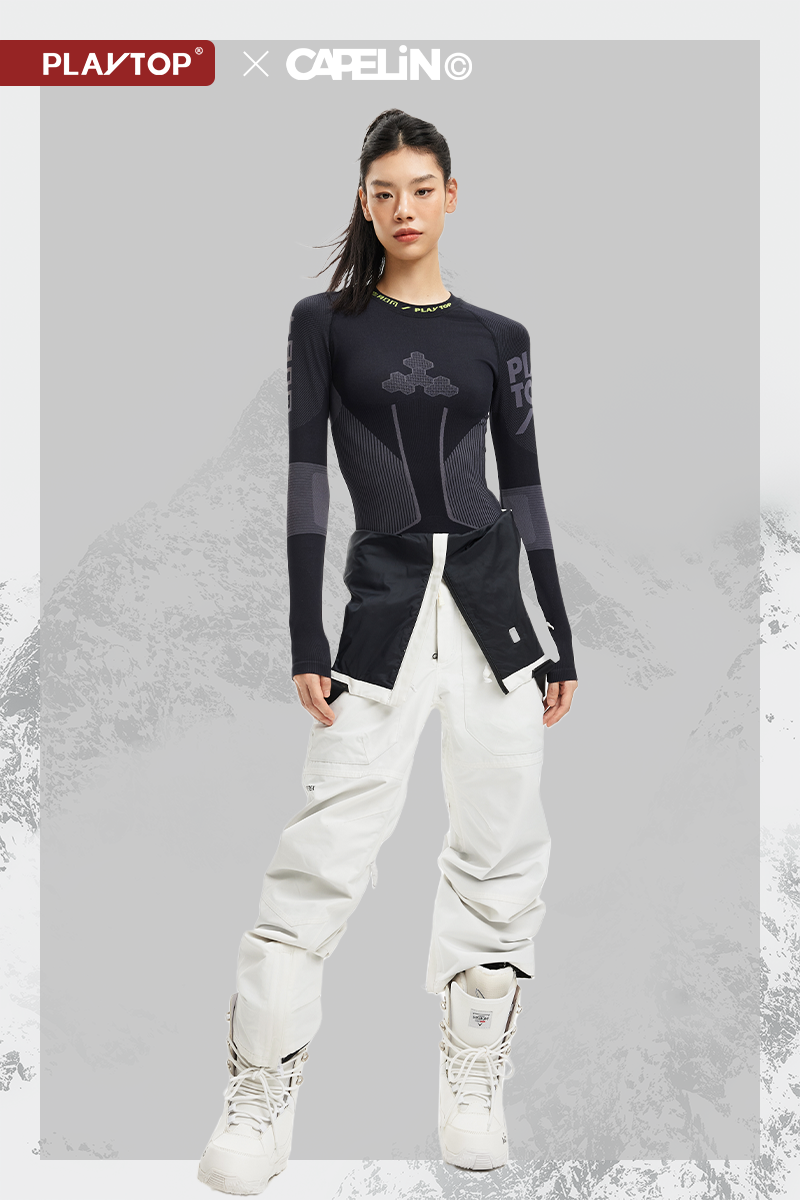 Volcanic Clay-Tech Heat-Trap Core Unisex Snowboarding & Ski Baselayer