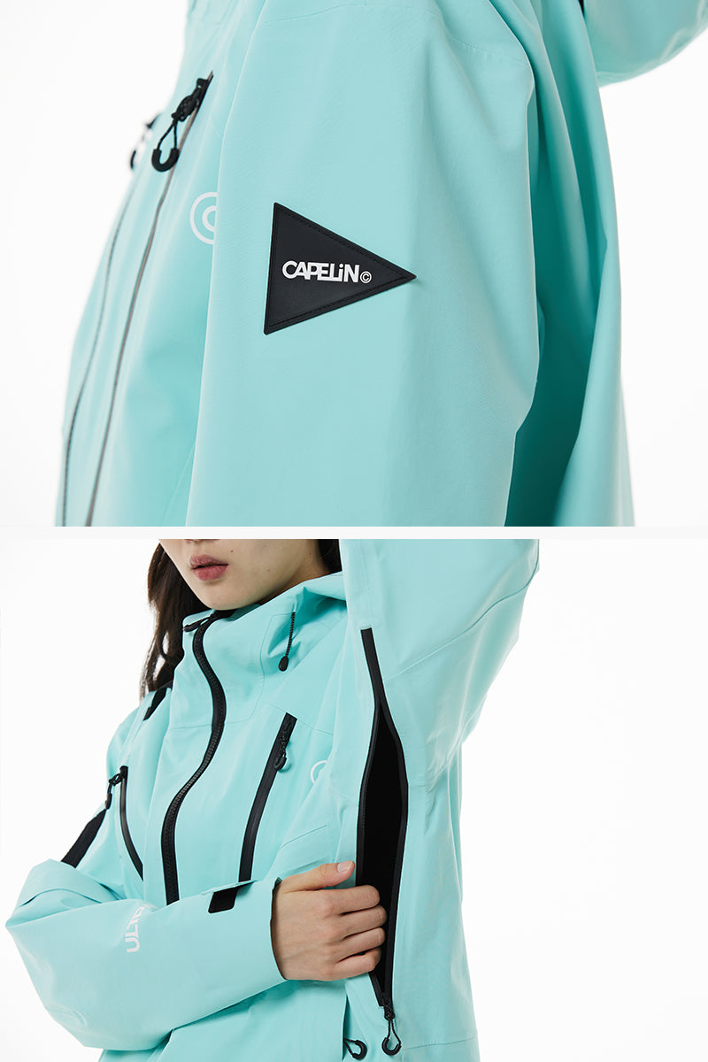 Alpha Unisex 3L Shell Snowboard Jacket | CAPELIN CREW