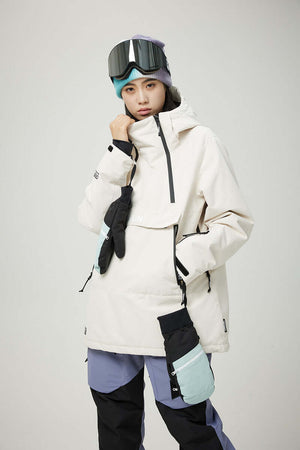 Women's Luna Pullover Snowboarding Jacket - CAPELIN CREW 