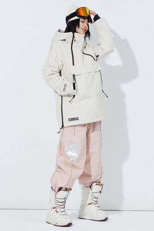 Women's Luna Pullover Snowboarding Jacket - CAPELIN CREW 