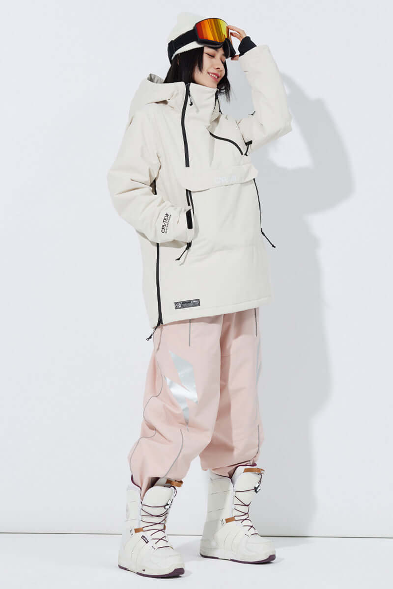 Women's Luna Pullover Snowboarding Jacket - CAPELIN CREW 