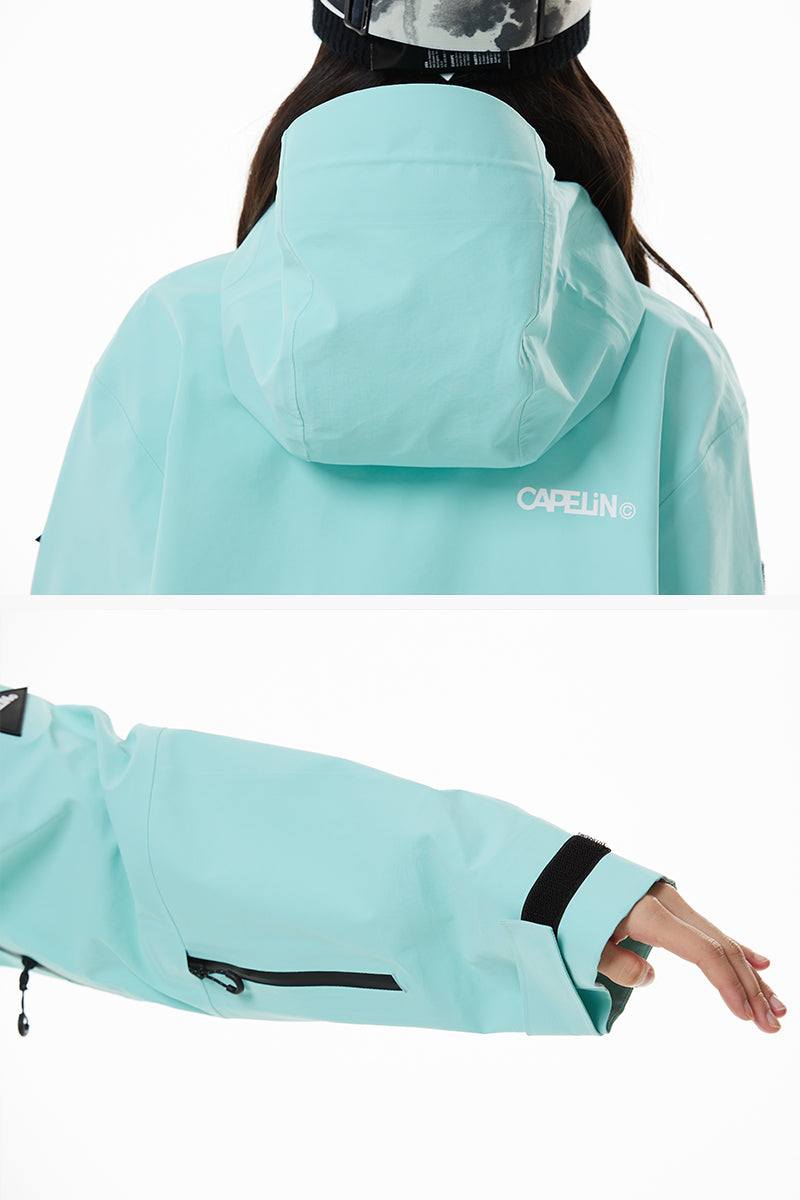 Alpha Unisex 3L Shell Snowboard Jacket | CAPELIN CREW