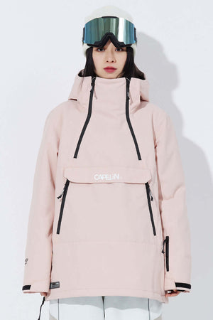 Women's Luna Pullover Snowboarding Jacket - CAPELIN CREW 