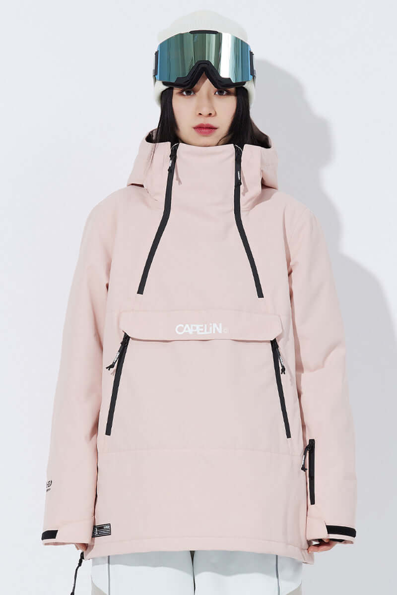 Women's Luna Pullover Snowboarding Jacket - CAPELIN CREW 