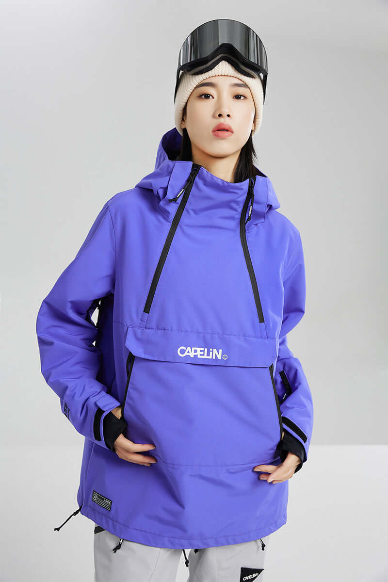 Women's Luna Pullover Snowboarding Jacket - CAPELIN CREW 