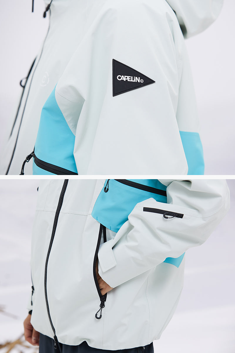 Iceland Unisex 3L Insulated Snowboard Jacket | CAPELIN CREW