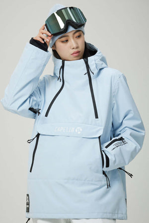 Women's Luna Pullover Snowboarding Jacket - CAPELIN CREW 