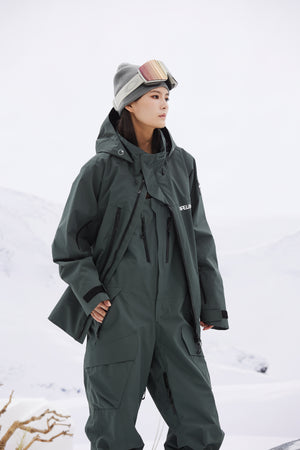 Saturn Unisex 3L Shell Snowboard Bib Pant | CAPELIN CREW