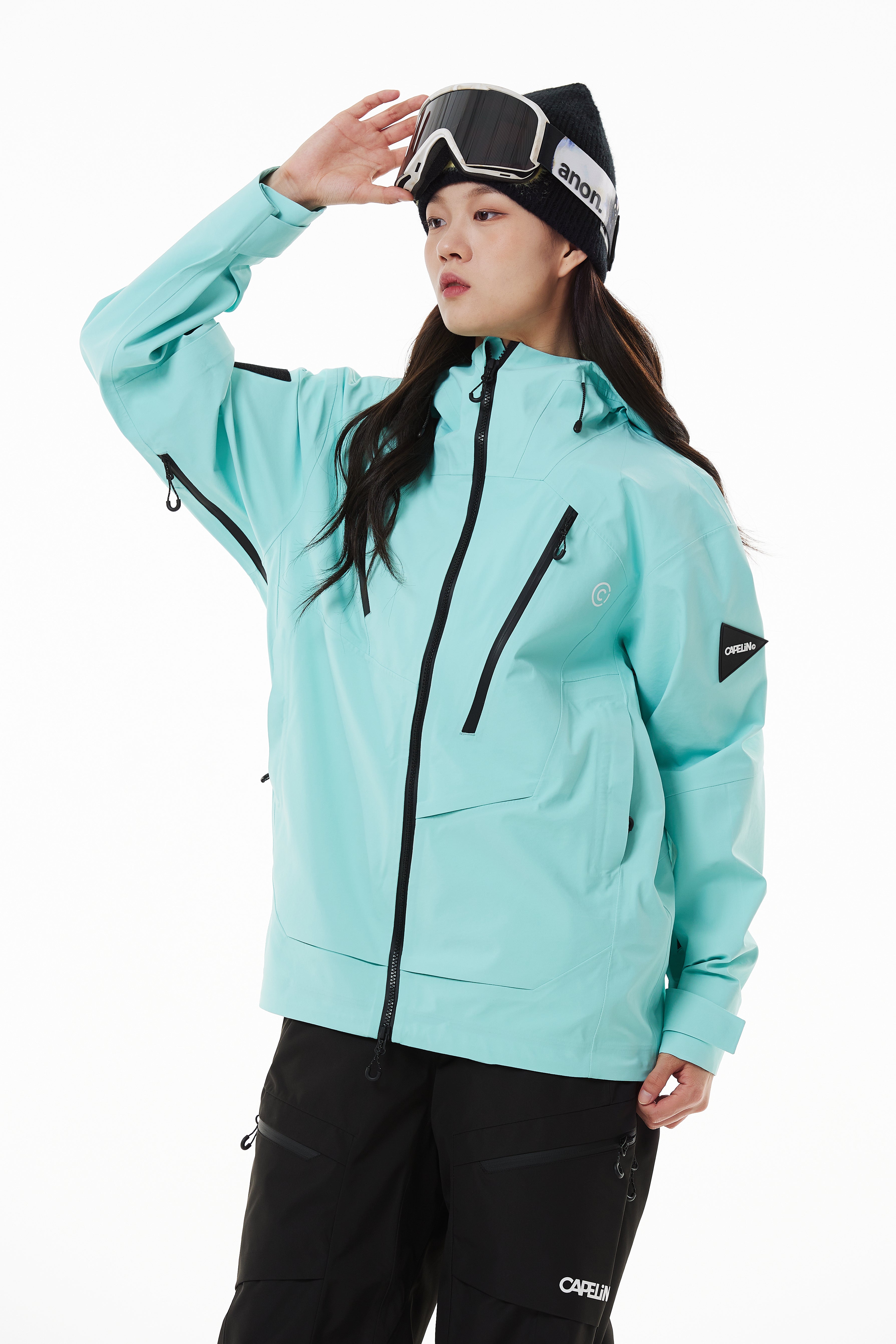 Alpha Unisex 3L Shell Snowboard Jacket | CAPELIN CREW