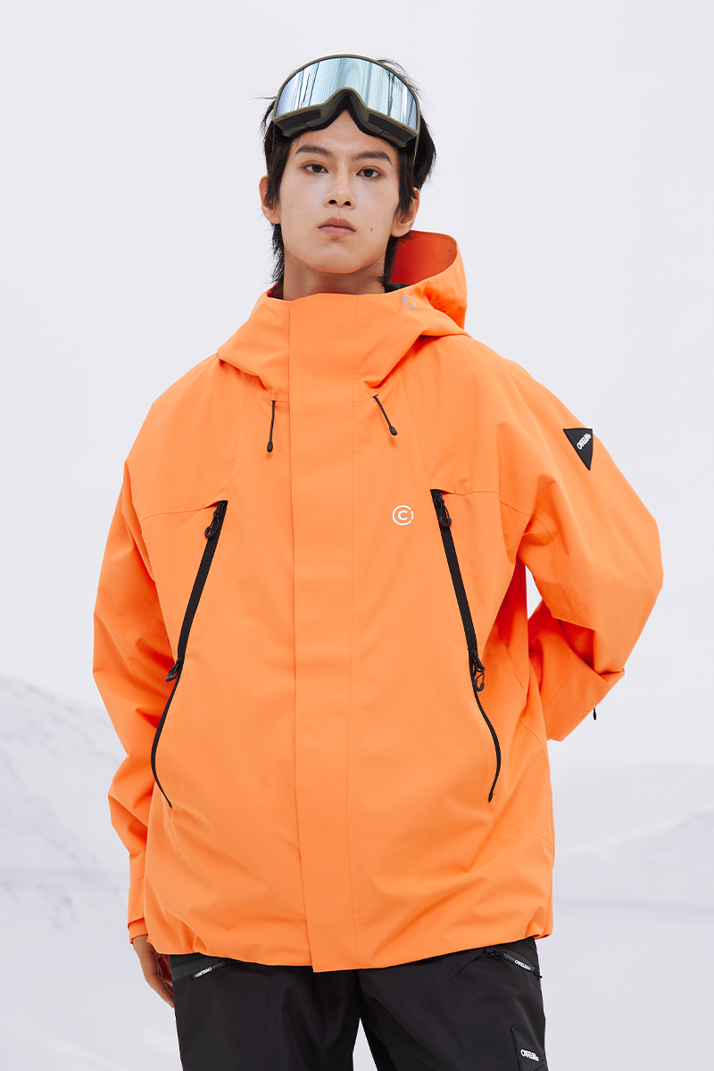 閃亮男女通用滑雪夾克