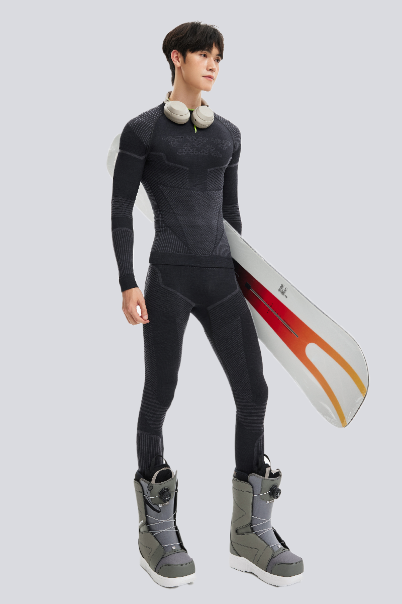Ultra-Fine Merino Wool Unisex Snowboard & Ski Base Layer