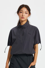Loom Women's short sleeve Track Jacket