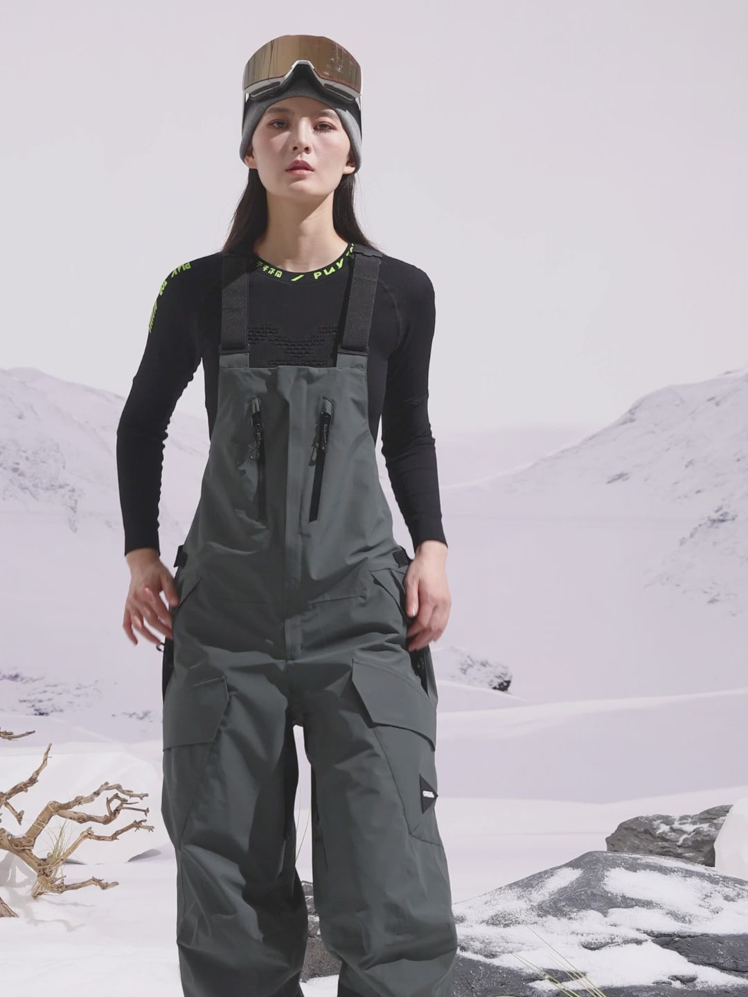 Saturn Unisex 3L Shell Snowboard Bib Pant | CAPELIN CREW