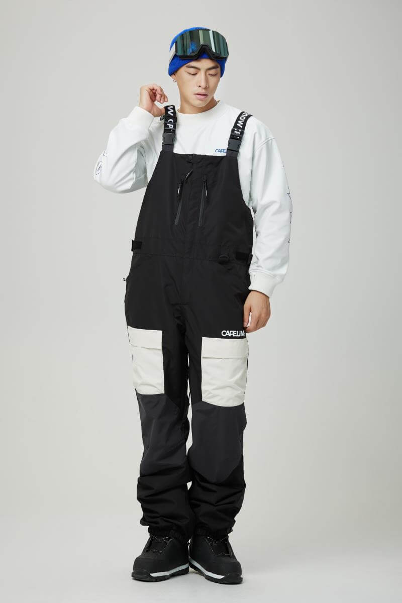 Men Spirit Snowboarding Bib Pants - CAPELIN CREW 