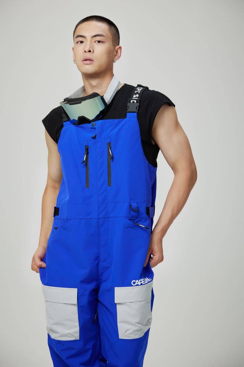 Men Spirit Snowboarding Bib Pants - CAPELIN CREW 
