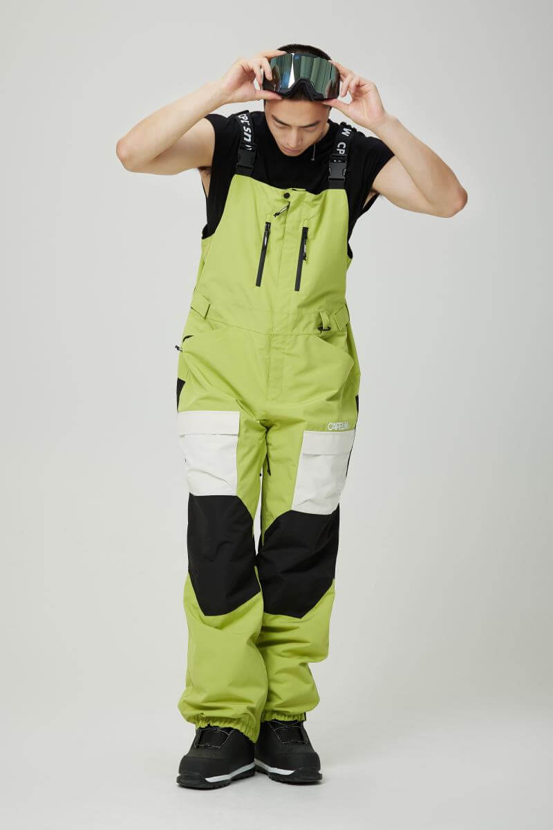 Men Spirit Snowboarding Bib Pants - CAPELIN CREW 