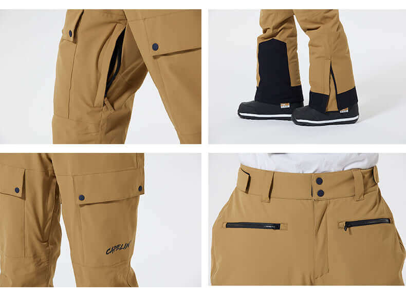 Men's Anti-Abrasion Snowboarding Pants - CAPELIN CREW 