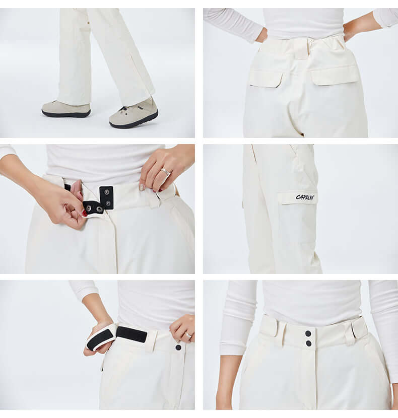 W's Leopard Ski Pant - CAPELIN CREW 